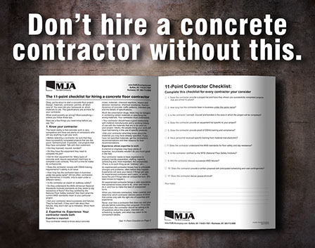 Concrete floor contractor