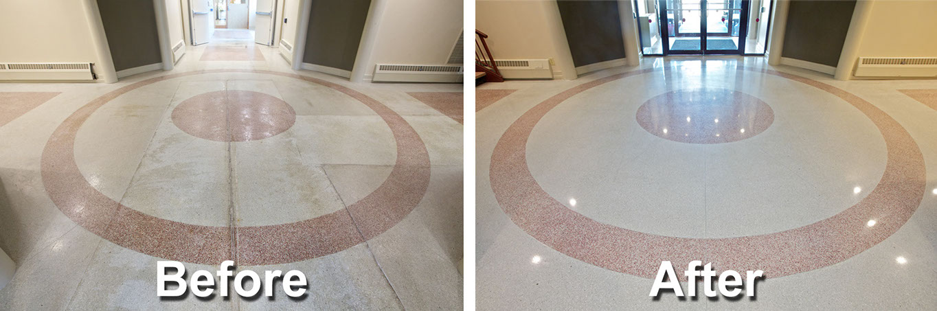 Terrazzo Restoration Floor Polishing The Mja Company