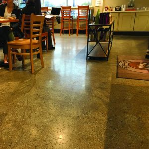 Spot Coffee Polished Concrete