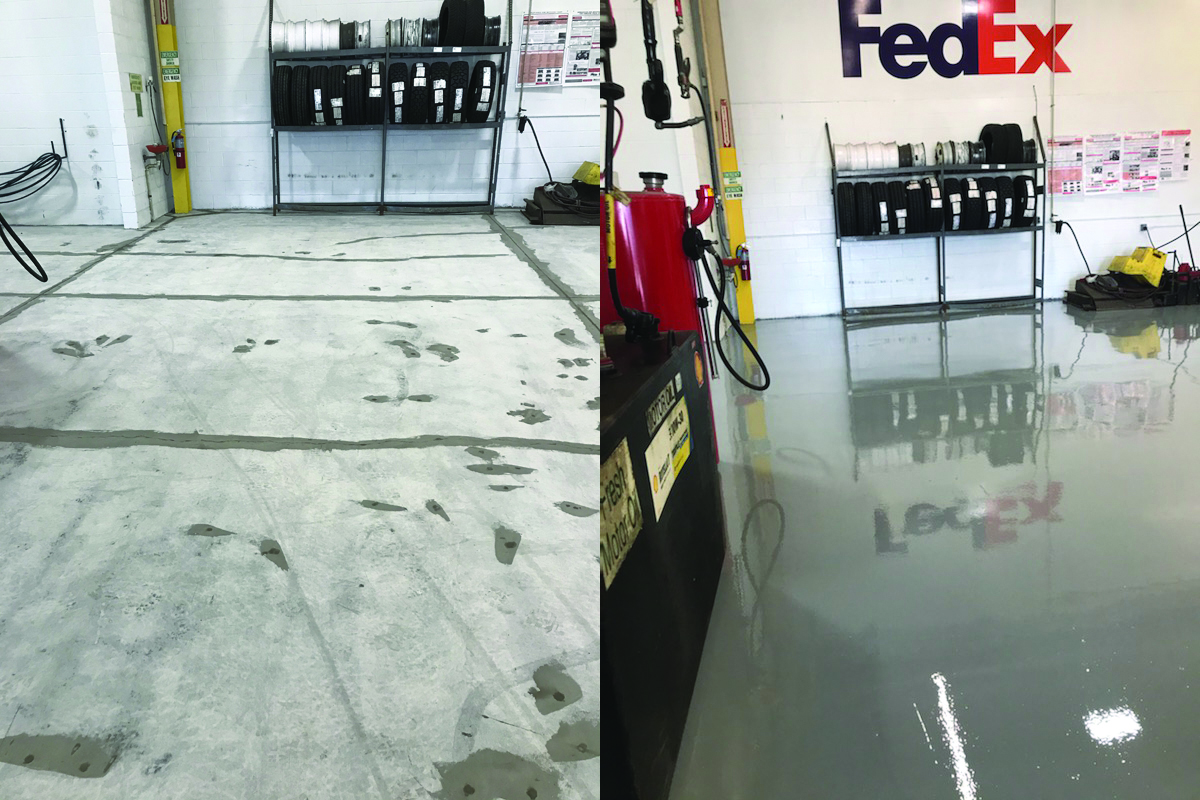 FedEx Concrete Floor Renovations