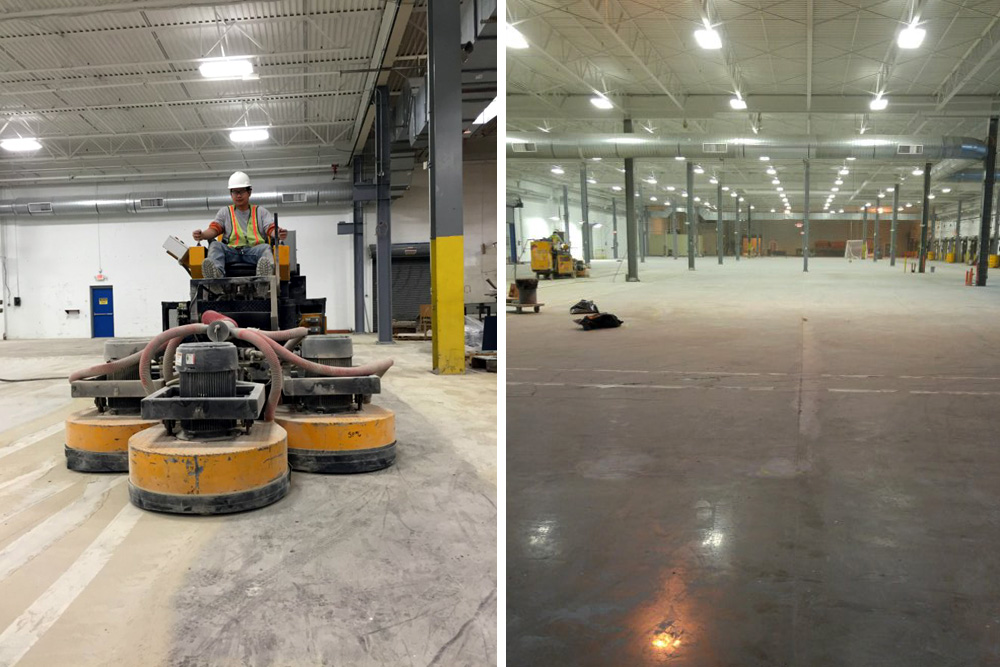 235,000 Square Foot Floor Polishing Project Completed for Thermo Fisher 235,000 Square Foot Floor Polishing Project Completed for Thermo Fisher