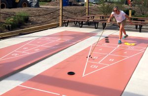 Shuffleboard Courts in Larkinville