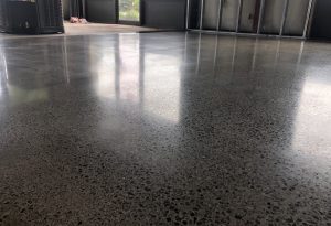 800-grit level polished concrete floor