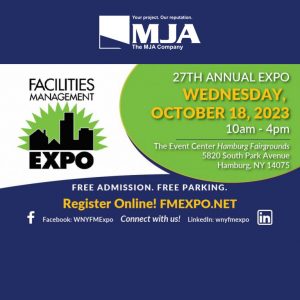 WNY Facilities Management Expo next Wednesday, Oct 18 at the Hamburg Fairgrounds