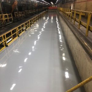 Industrial Epoxy Coating System for Old Concrete